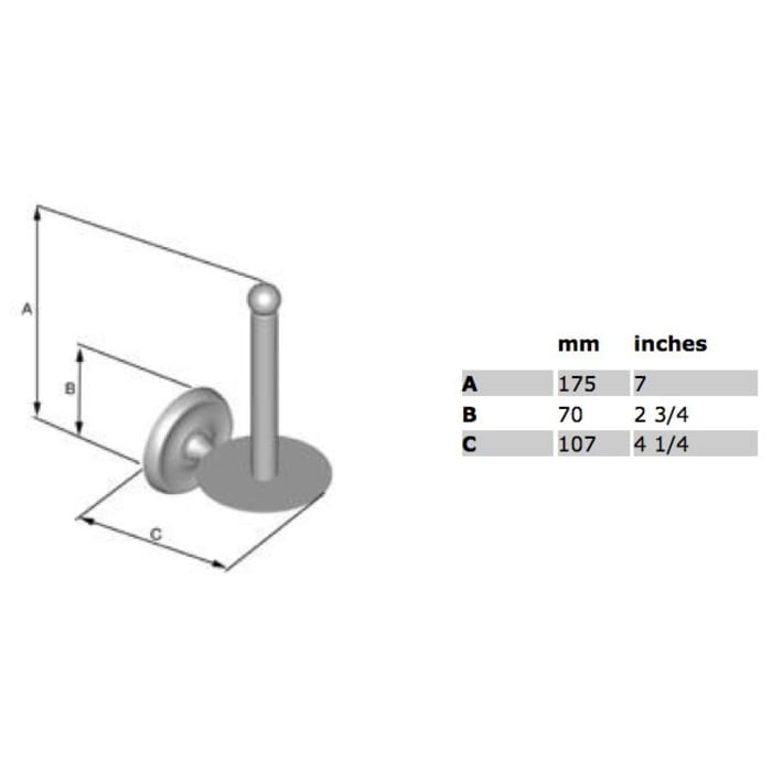 Smedbo Villa Reservepapierhalter