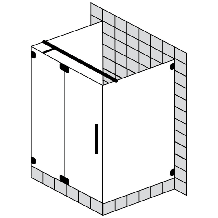 Sprinz Achat R Plus Pendeltüre U-Kabine bis 100 x 100 x 200 cm