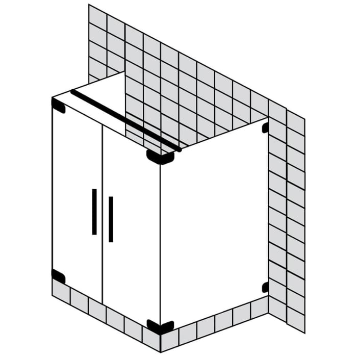 Sprinz Achat R Plus Pendeltüren U-Kabine bis 90 x 90 x 200 cm