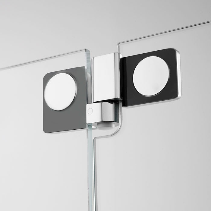 Sprinz Achat R Plus Drehtüre mit Seitenwand bis 100 x 100 x 200 cm, Anschlag rechts