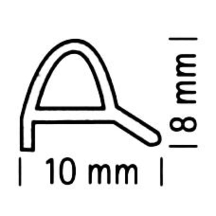 Sprinz Schwallprofil gebogen Radius 502