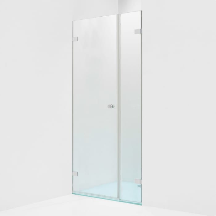 Sprinz Fortuna Tür mit Seitenteil für Nische bis 90 x 200 cm, Anschlag links