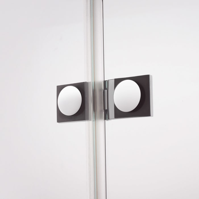 Sprinz Fortuna Tür mit Seitenteil für Nische 100 x 200 cm, Anschlag links