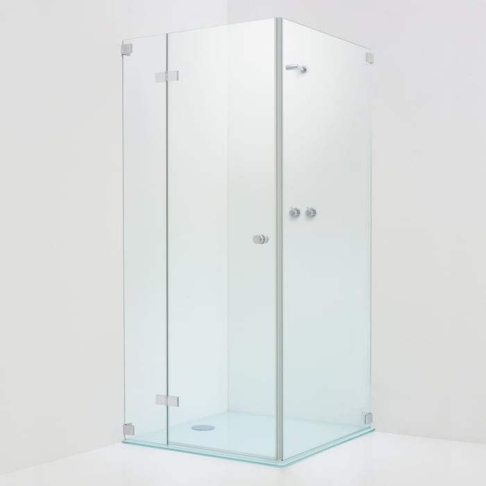 Sprinz Fortuna Tür mit Seitenwand rahmenlos bis 90 x 90 x 200 cm