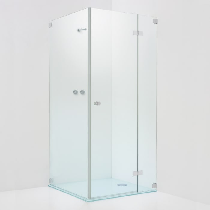 Sprinz Fortuna Tür mit Seitenwand rahmenlos bis 90 x 90 x 200 cm