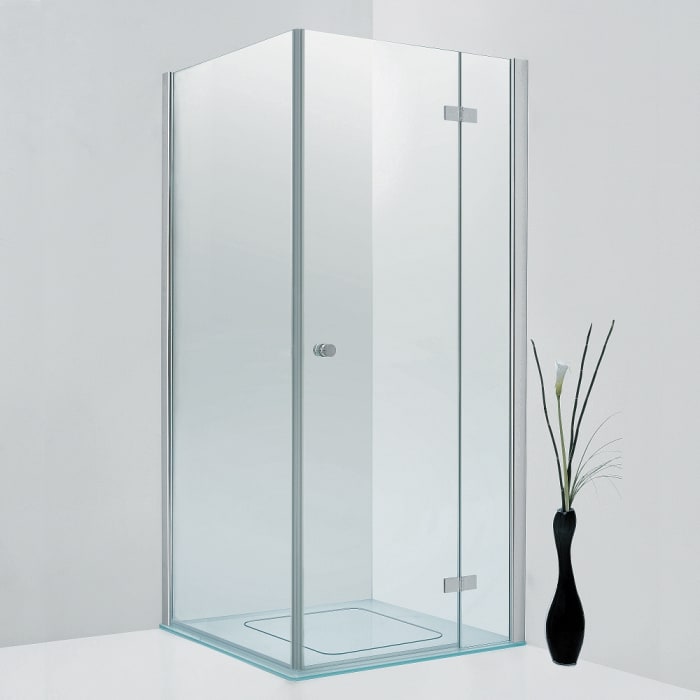 Sprinz Fortuna Tür mit Seitenwand 90 x 90 x 200 cm Türanschlag rechts