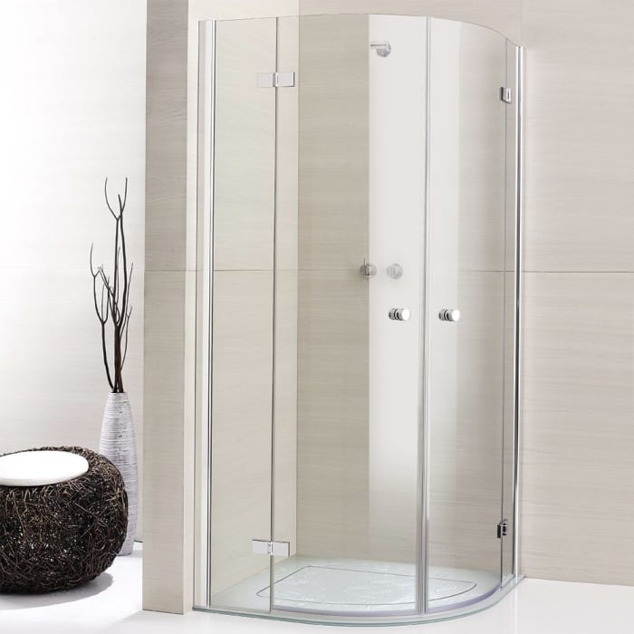 Sprinz Fortuna Viertelkreis 90 x 90 x 200 cm, R: 50 cm Doppeltür