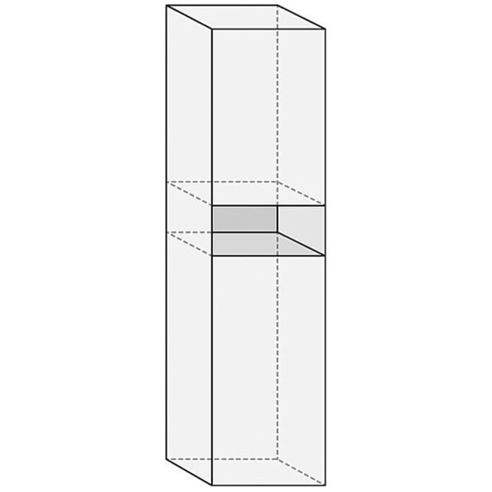 Sprinz Modern-Unit Hochschrank 40 cm Anschlag rechts