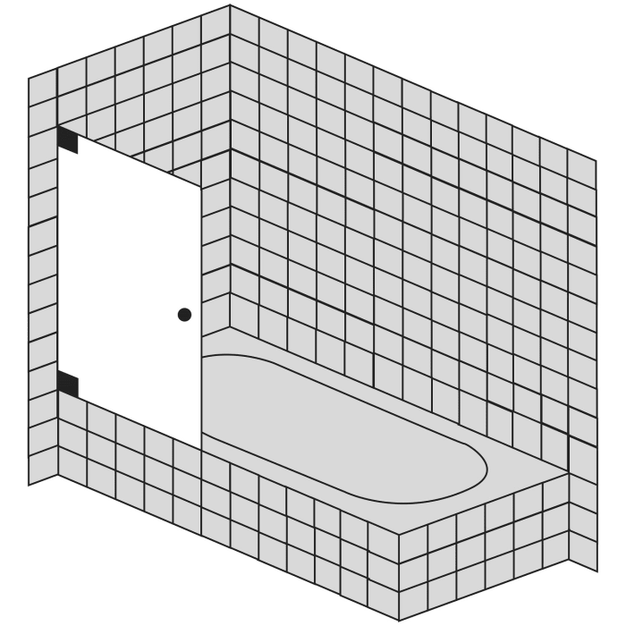 Sprinz Omega Badewannenaufsatz bis 80 x 150 cm