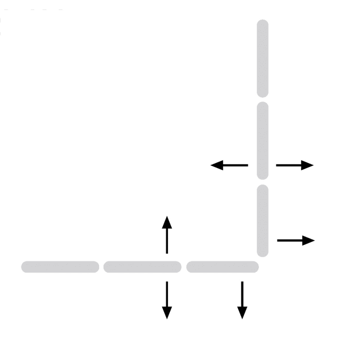 Sprinz Omega Plus Eckeinstieg 6-tlg., 100 x 100 x 200 cm