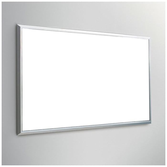 Sprinz Einbauabdeckrahmen 120 cm ohne LED-Beleuchtung Alu Matt