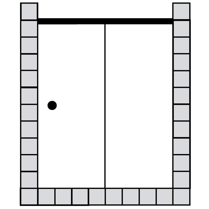 Sprinz Tansa Schiebetüre für Nische bis 140 x 200 cm