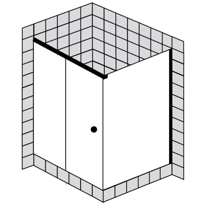 Sprinz Tansa Tür mit Seitenwand bis 100 x 200 cm