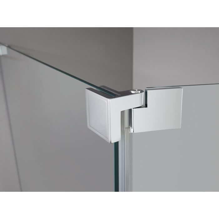 Sprinz Walk-In Plus Doppel-Pendeltür mit linker Tür an Seitenwand, Breite bis 100 cm