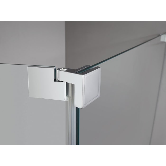 Sprinz Walk-In Plus Doppel-Pendeltür mit rechter Tür an Seitenwand, Breite bis 120 cm