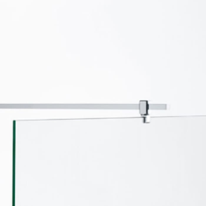 Sprinz Haltestange eckig Glas-Wand mit Wandgelenk 100 cm