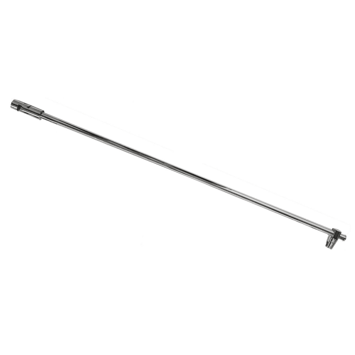 Sprinz Haltestange rund, Glas - Wand, mit Wandgelenk, Länge 200 cm