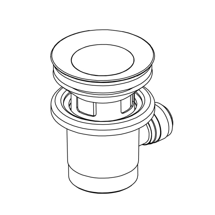 Steinberg Ablaufgarnitur 1 1/4 ohne Kugelstange