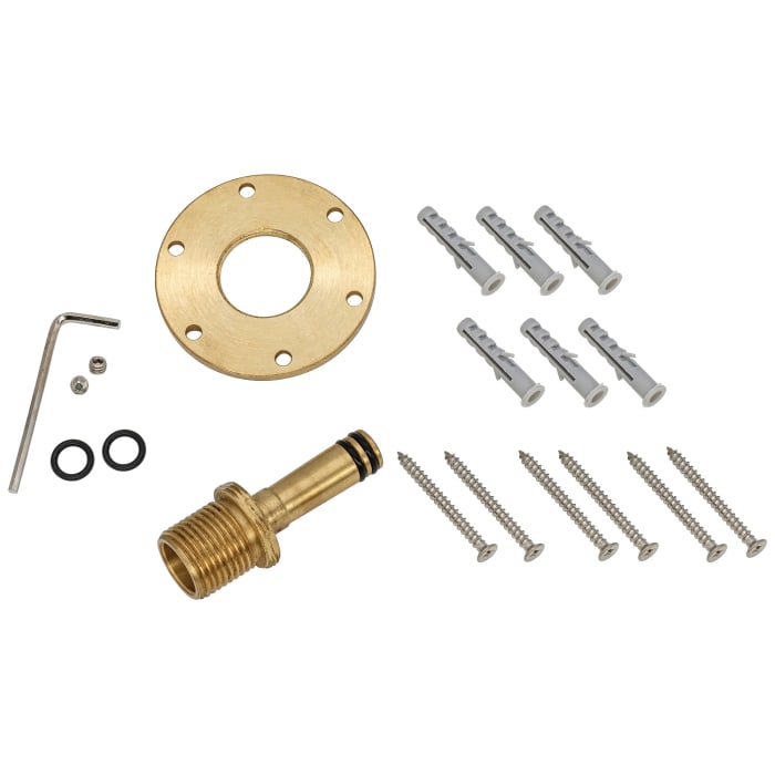 Steinberg Anschlussstück und Befestigungsplatte mit Dichtungen zu 120.7910