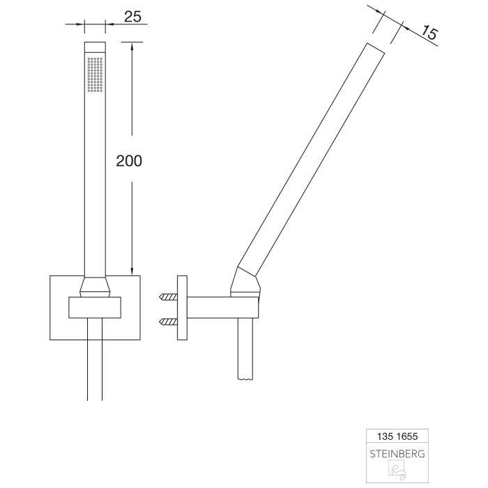 Steinberg Serie 135 Ersatz-Handbrause
