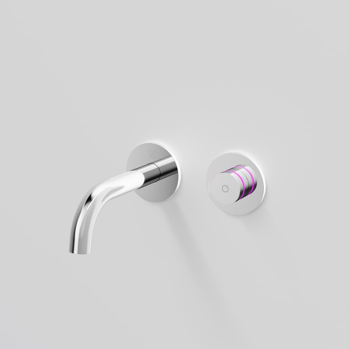 Steinberg iFlow vollelektronische Wand-Waschtisch- Armatur, Rosette rund