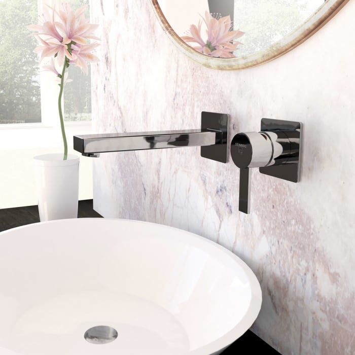 Steinberg Serie 120 Zweiloch Waschtisch-Einhebelmischbatterie