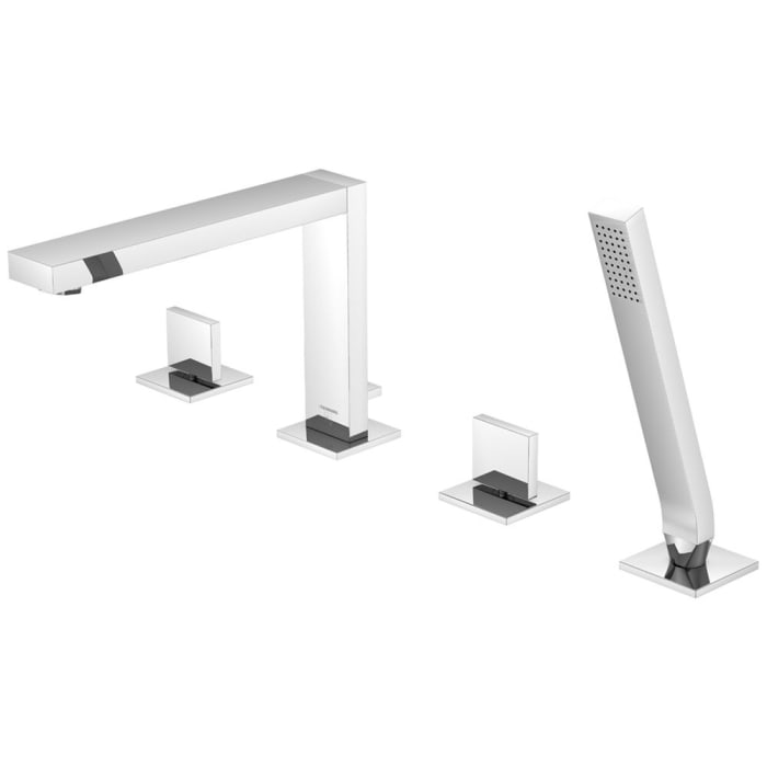 Steinberg Serie 160 4-Loch Wannen-Standarmatur Ausladung 21 cm