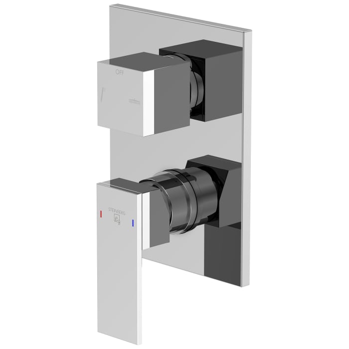 Steinberg Serie 160 Fertigmontageset für Wannen/Brause-Einhebelmischbatterien