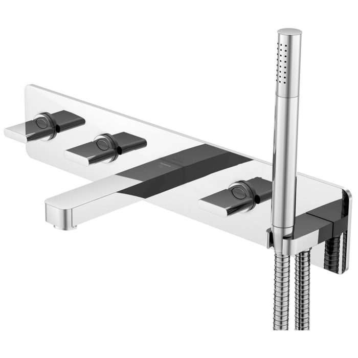 Steinberg Serie 230 5-Loch-Wanne/Brause-Wandarmatur