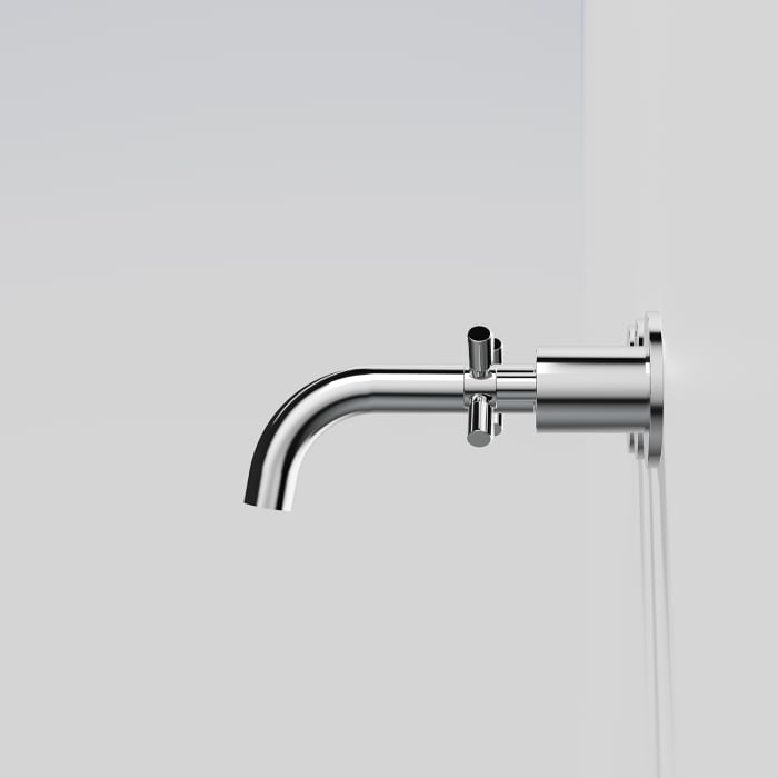 Steinberg Serie 250 3-Loch Waschtischarmatur zur Wandmontage