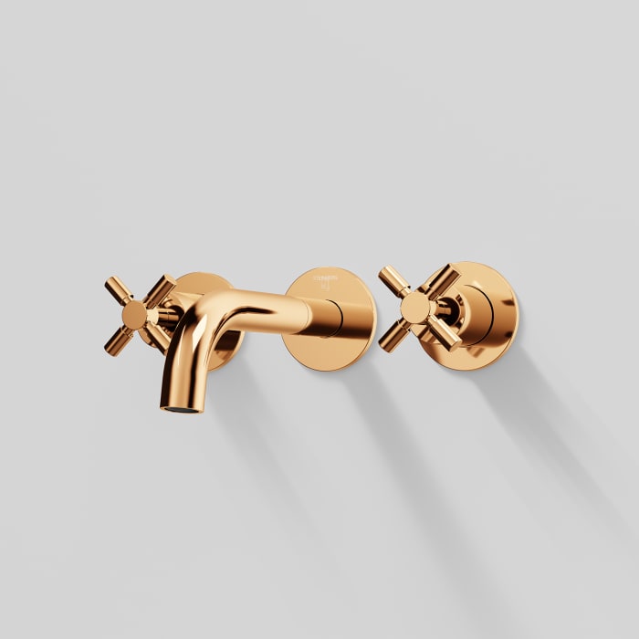 Steinberg Serie 250 3-Loch Waschtischarmatur zur Wandmontage