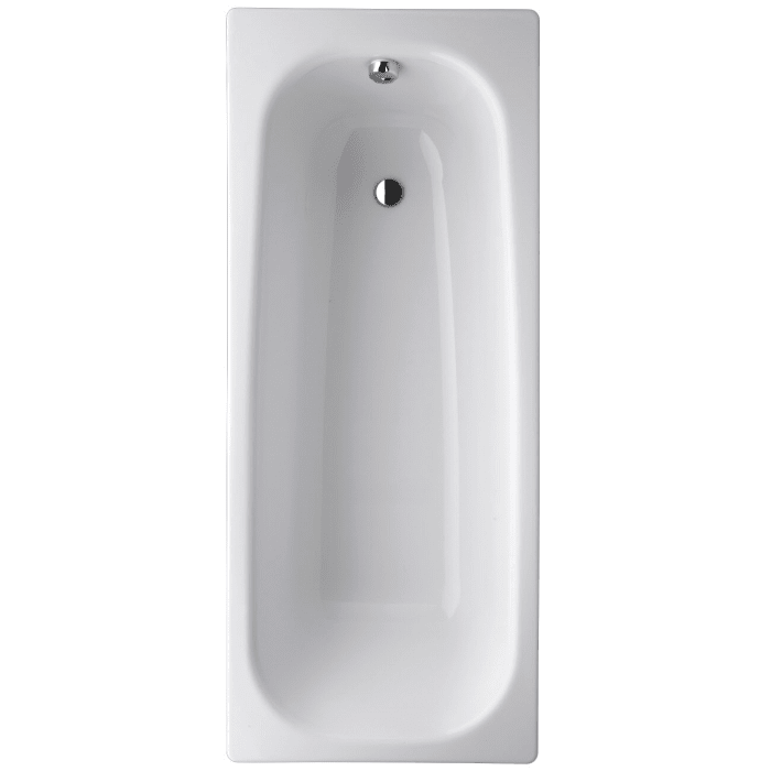 Steel Körperform-Einbaubadewanne 160 x 70 cm