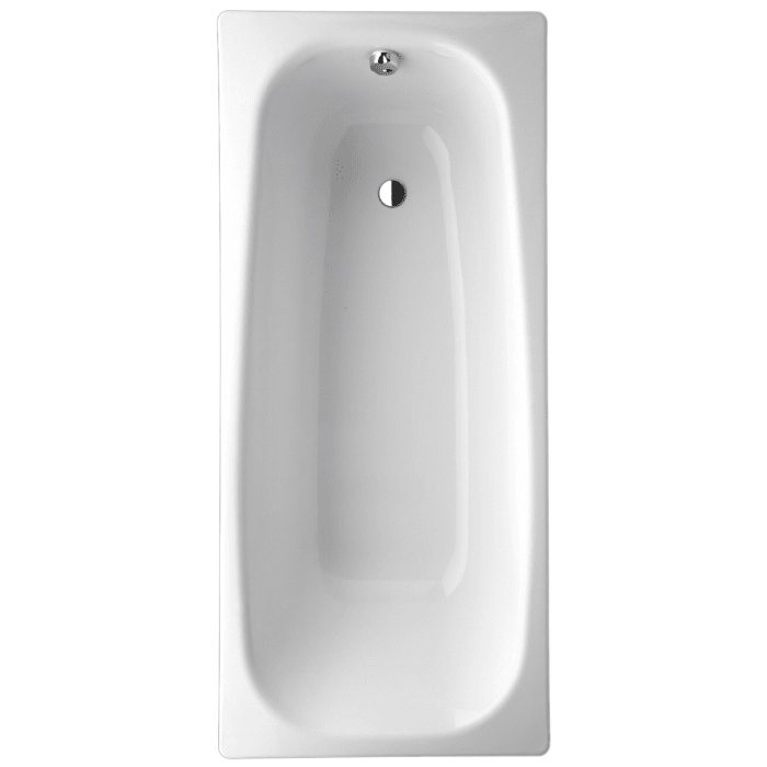 Steel Körperform-Einbaubadewanne 170 x 75 cm