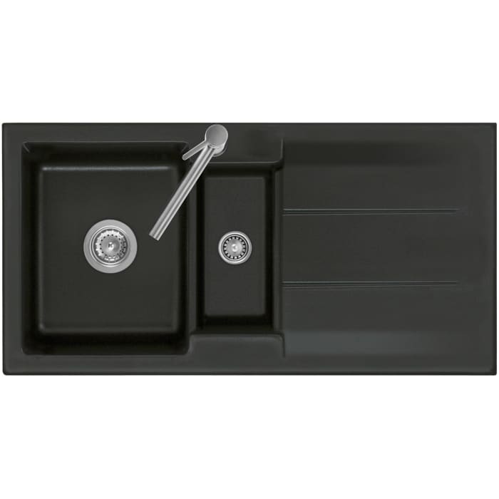 Systemceram Keradomo Genea 100 Einbauspüle mit Handbetätigung, ohne Hahnlochbohrung