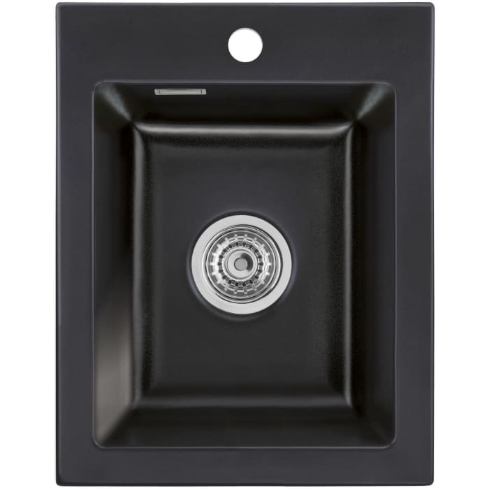 Systemceram Keradomo Mera 39 Einbauspüle mit Handbetätigung, inkl. Armaturbohrung