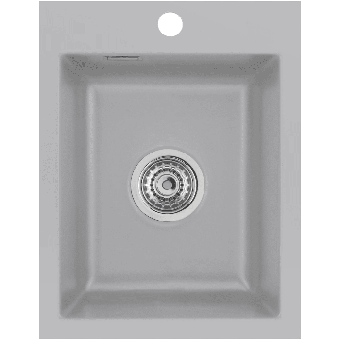 Systemceram Keradomo Mera 39 F Spüle für flächenbündigen Einbau mit Handbetätigung, inkl. Armaturbohrung