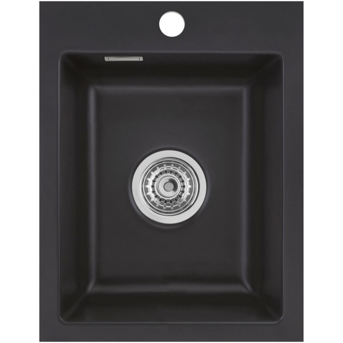 Systemceram Keradomo Mera 39 F Spüle für flächenbündigen Einbau mit Handbetätigung, inkl. Armaturbohrung