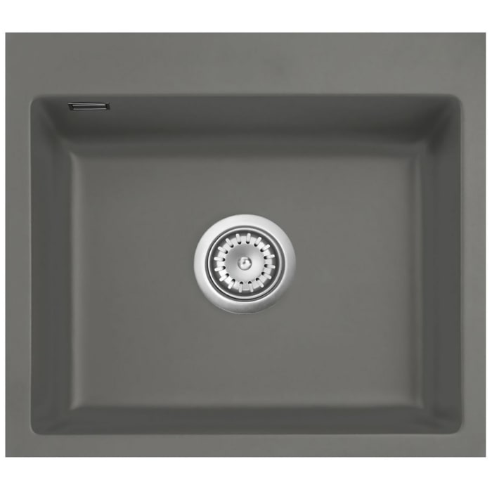 Systemceram Keradomo Mera 57 F Spüle für flächenbündigen Einbau mit Excenterbetätigung, ohne Hahnlochbohrung