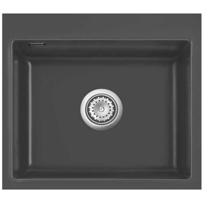 Systemceram Keradomo Mera 57 F Spüle für flächenbündigen Einbau mit Excenterbetätigung, ohne Hahnlochbohrung