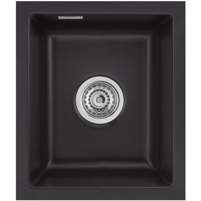 Systemceram Keradomo Mera 39 F/o Spüle für flächenbündigen Einbau mit Handbetätigung, ohne Hahnlochbohrung