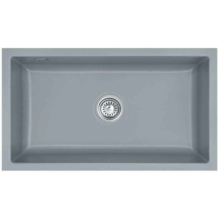 Systemceram Keradomo Mera 80 F/o Spüle für flächenbündigen Einbau mit Excenterbetätigung, ohne Hahnlochbohrung