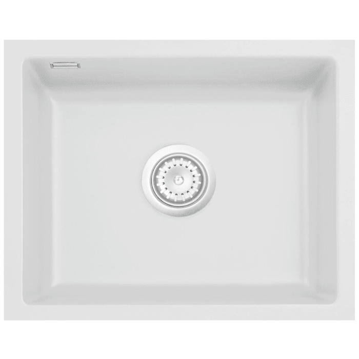 Systemceram Keradomo Mera 57 F/o Spüle für flächenbündigen Einbau mit Excenterbetätigung, ohne Hahnlochbohrung