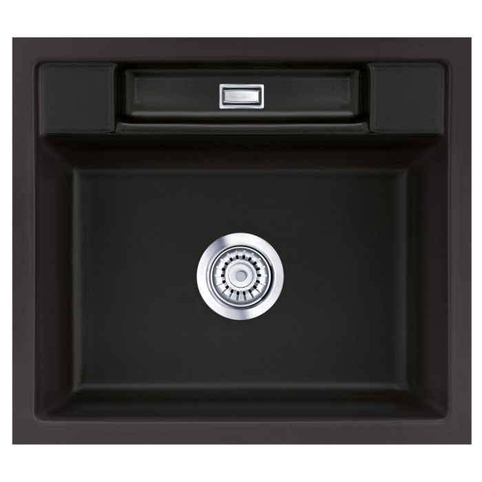 Systemceram Keradomo Bela 57 F Spüle für flächenbündigen Einbau mit Excenterbetätigung, ohne Hahnlochbohrung