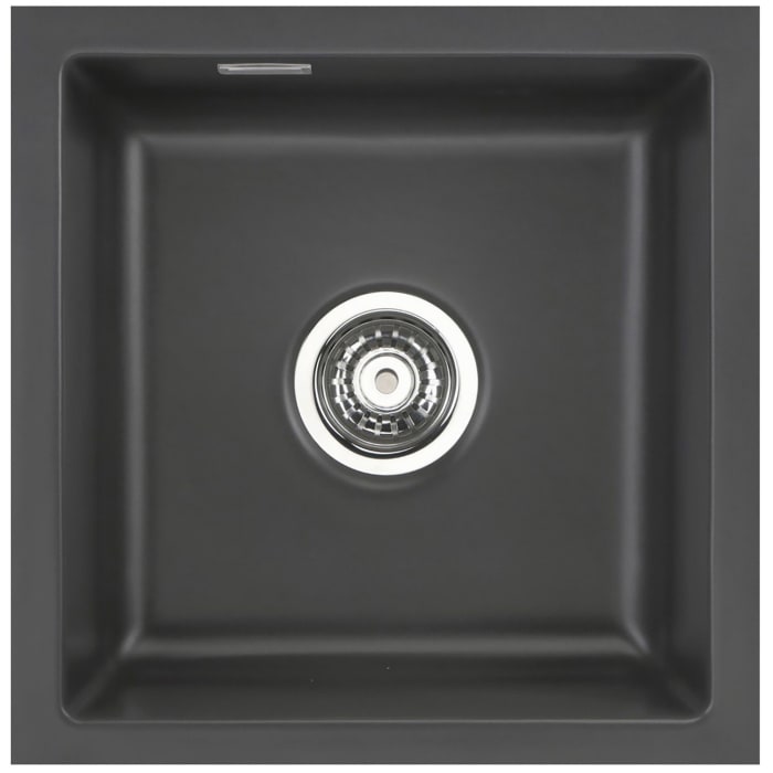 Systemceram Keradomo Mera 46 F/o Spüle für flächenbündigen Einbau mit Handbetätigung, ohne Hahnlochbohrung