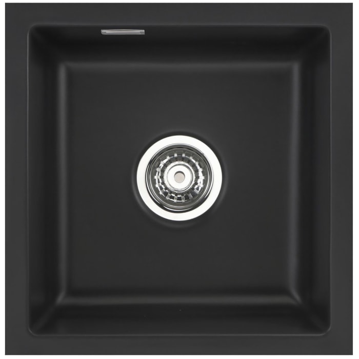 Systemceram Keradomo Mera 46 F/o Spüle für flächenbündigen Einbau mit Handbetätigung, ohne Hahnlochbohrung