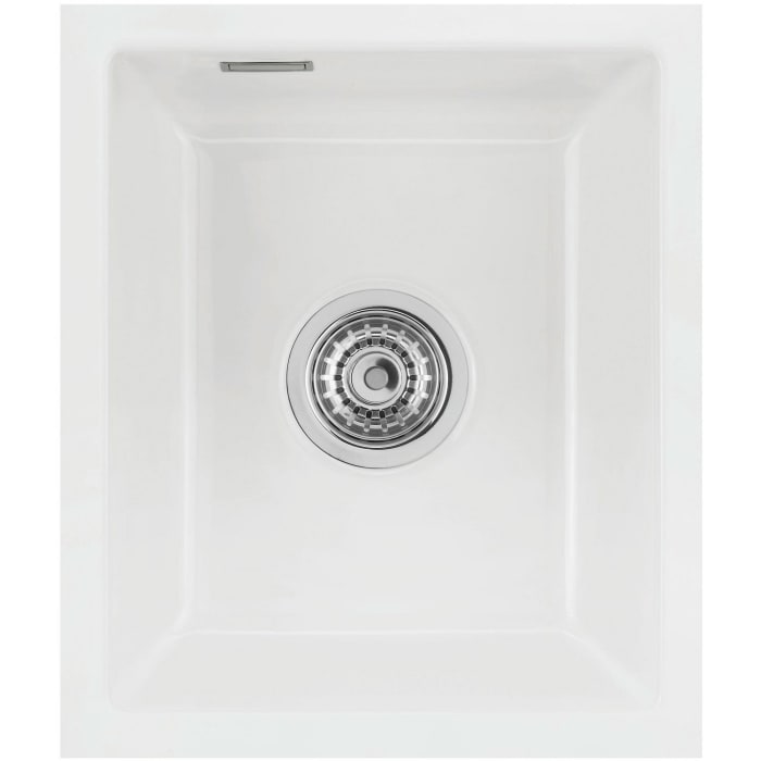 Systemceram Keradomo Mera 32 U Spüle zum Unterbau mit Excenterbetätigung