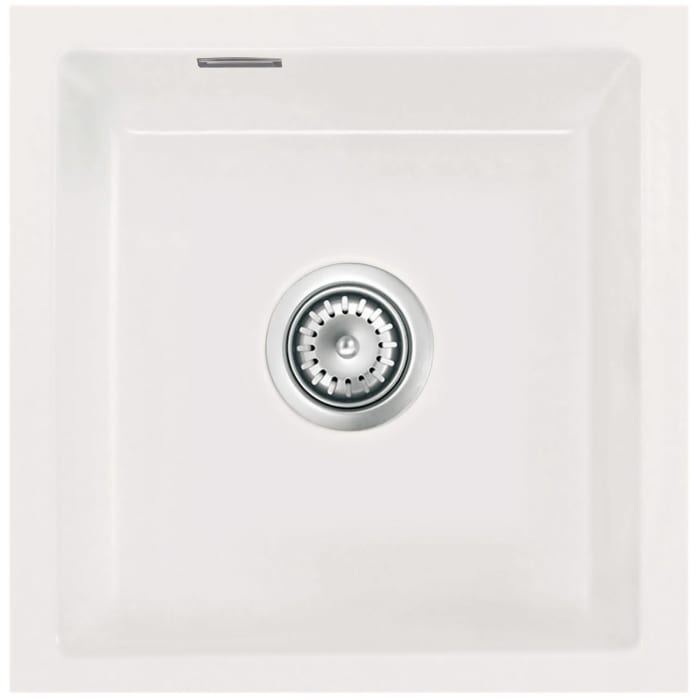 Systemceram Keradomo Mera 40 U Spüle zum Unterbau mit Excenterbetätigung