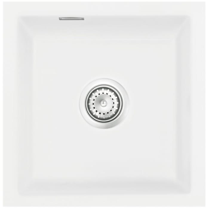 Systemceram Keradomo Mera 40 U Spüle zum Unterbau mit Excenterbetätigung