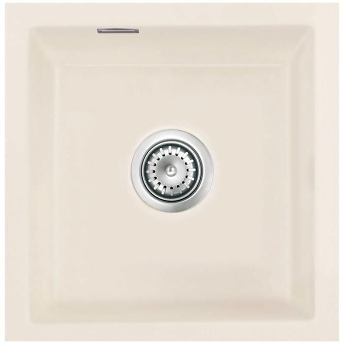 Systemceram Keradomo Mera 40 U Spüle zum Unterbau mit Excenterbetätigung