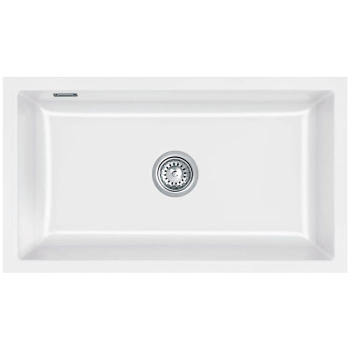 Systemceram Keradomo Mera 80 U Spüle zum Unterbau mit Excenterbetätigung